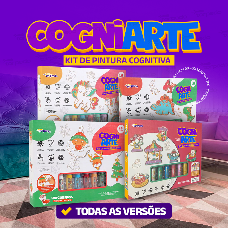 CogniArte - Kit de Pintura Cognitiva