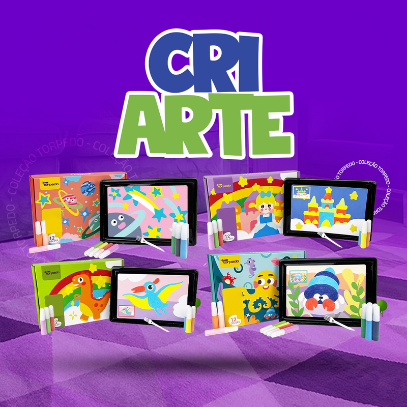 CriArte - kit de pintura Cognitiva